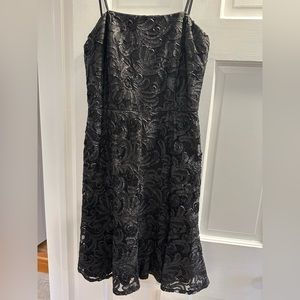 David Meister Strapless Cocktail Dress